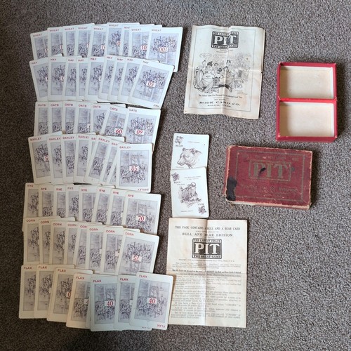 Antique pit card game - game, by