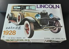 Vintage (1982) GAKKEN 1/16 LINCOLN 1928 Classic Car Series No.5 model kit