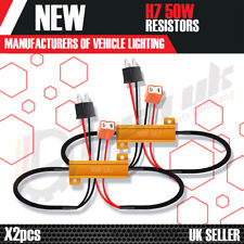 H7 LED Fog Light CANBUS 50W 6Ohm Load Resistor Warning Error Free canceller