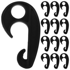  20 Pcs Shock Cord Hook Plastic Kayak Bungee Hooks Canopy Accessories