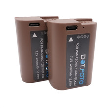 2x DMW-BLK22 USB-C Battery for
