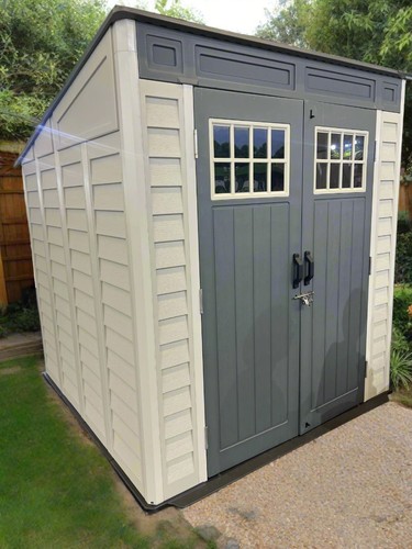 Plastic garden shed pent - plastic, pent-