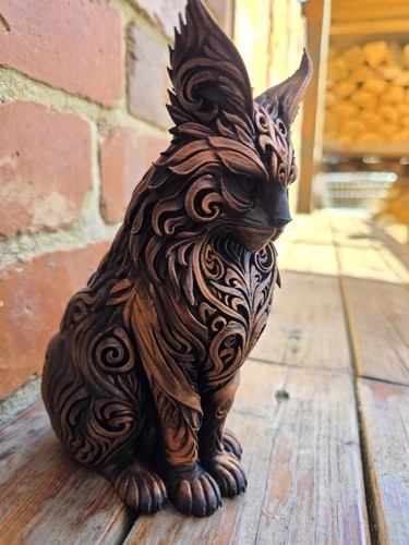 Maine coon cat ornament - ornament, figure
