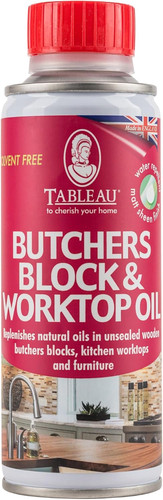 Butchers block and worktop - and,
