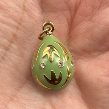 Golden Tulip Egg Pendant -