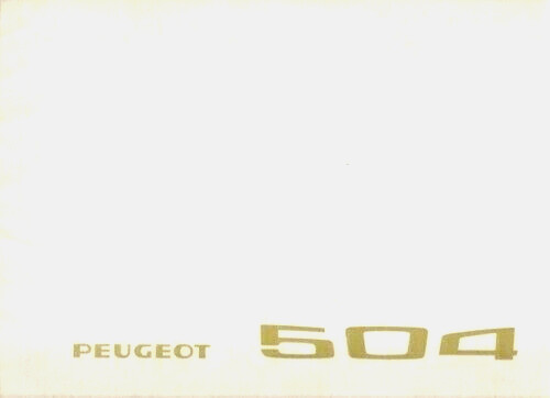 Peugeot 504 saloon 1969 - saloon, uk