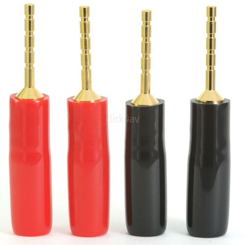 Speaker pin connectors gold - pin,