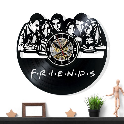 Friends vinyl wall clock art - wall,