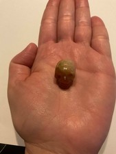  carnelian agate crystal skull