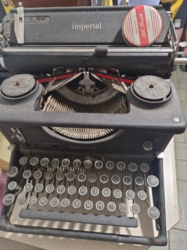 Antique imperial typewriter - antique,