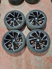 SKODA KAMIQ SCALA FABIA 18" ALLOY WHEELS 657601025G WITH GOOD TYRES 7J ET39