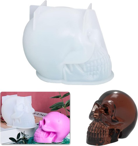 Large skull candle - 3d,
