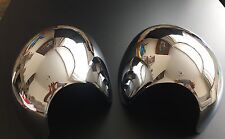CHROME WING MIRROR COVERS FITS MINI MK2 COOPER CONVERTIBLE R56 R57 R58 R59 R61