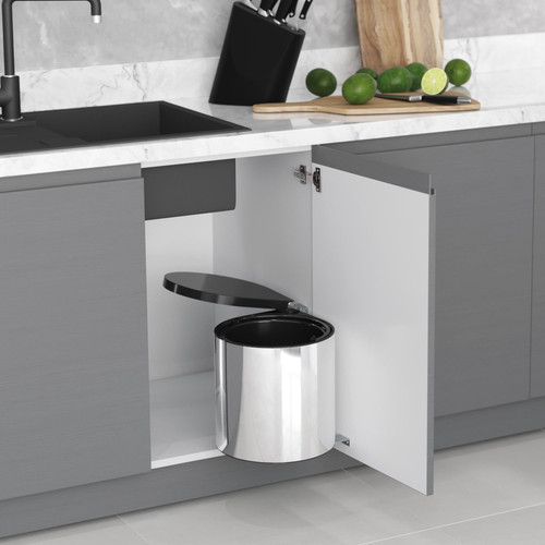 Under sink swing out waste - sink,