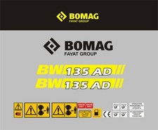 Bomag BW135 AD Roller Decal
