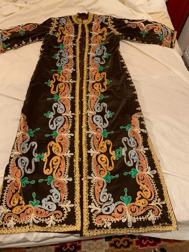 Moroccan velvet coat vintage - velvet,