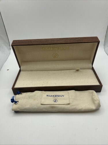 Waterman wooden pen box only - waterman,
