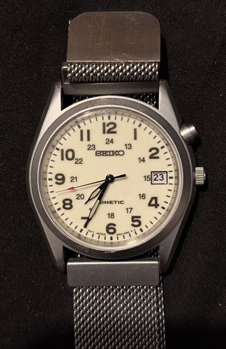 Mens seiko kinetic - mens, military