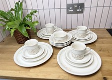 Biltons Spring Bouquet  Cups, Saucers, Plate and Bowls Coloroll Set for Four