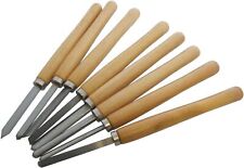 8 PACK OF  PRO WOOD LATHE CHISEL SET WOODWORKING CARVING WOODTURNING TOOLS