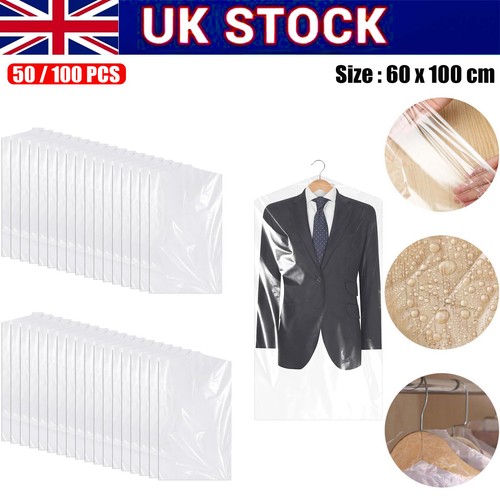 100 packs clear polythene - clear,