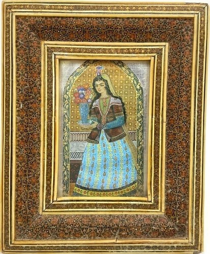 Persian khatam inlay frame - inlay, w/