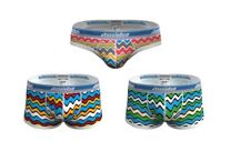 Wiggle Daly Multicolor Briefs/Trunks Aussiebum in 3 models