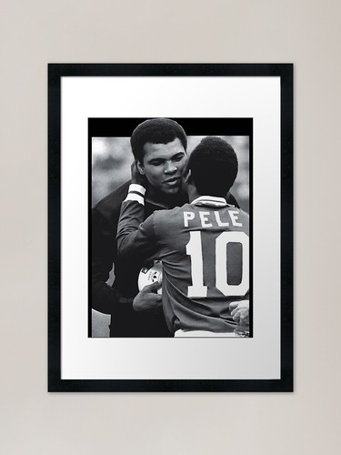 Pele muhammad ali framed - pele,,