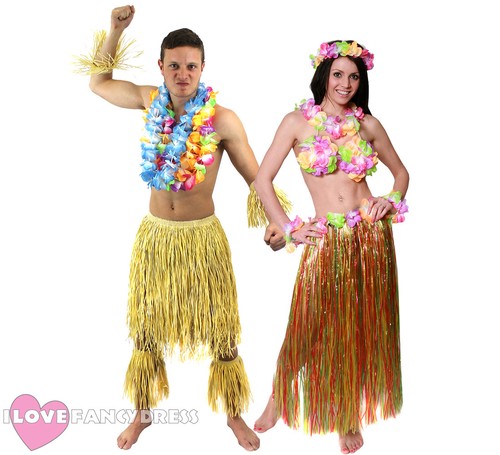 Couples zulu and hula girl - couples,