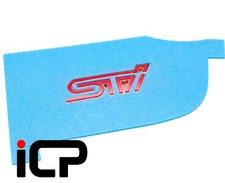 Genuine STi Rear Boot Badge With Template Fits: Subaru Impreza WRX STi Hatch GR