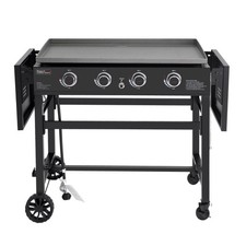 ROYAL GOURMET GB4001B 4-BURNER PROPANE GAS GRIDDLE FOLDABLE - Scratch & Dent