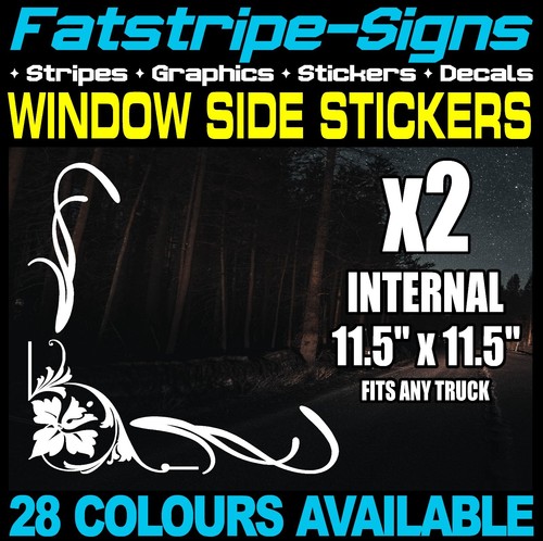 Truck window cab van stickers - truck,