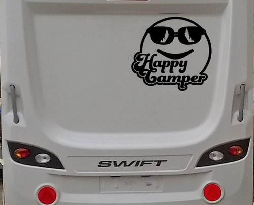 Happy camper motorhome - happy,