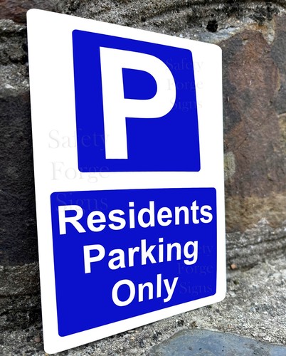 Residents parking only metal - residents, only,