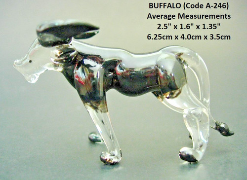 Glass cow carabao buffalo - glass, bull