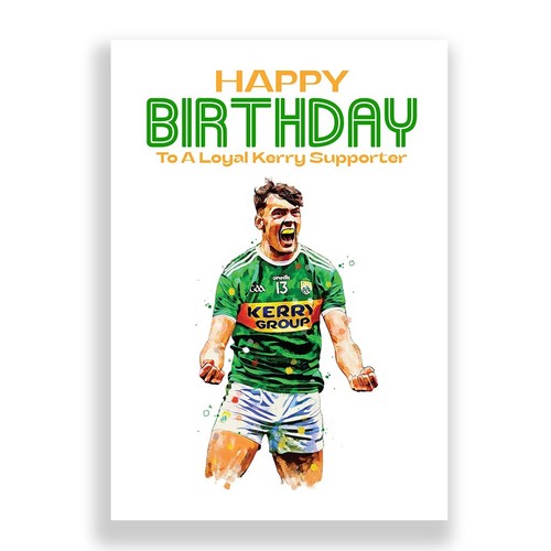 Kerry gaa birthday card - gaa,