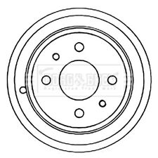 2x Brake Drums (Pair) For