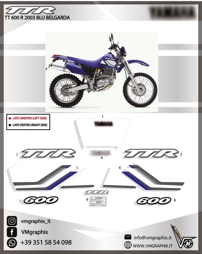 Stickers ttr 600 2002 - ttr,