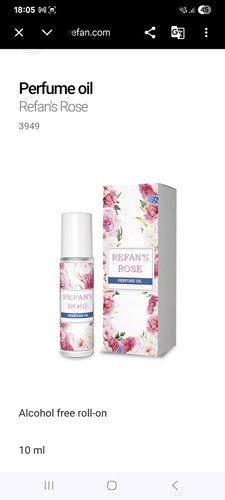 Refan bulgarian rose perfume - bulgarian,