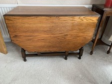 Antique Large Solid Oak Barley