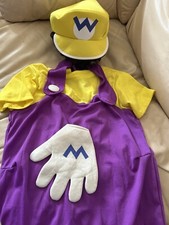 Boys Size Medium * SUPER MARIO - WARIO *   Costume Halloween Retro