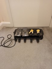 Electric Stone Raclette Grill Tabletop Hot Plate P1200W Used Once EU Plug