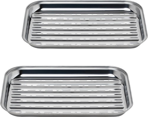 Stainless steel reusable grill - steel,