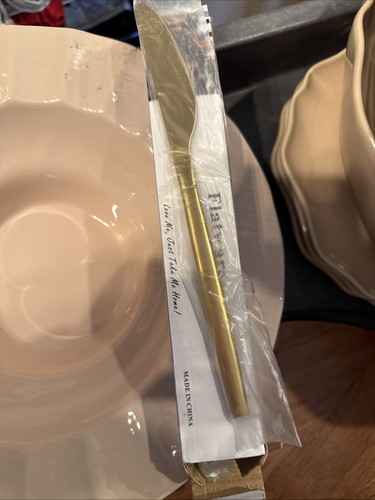 Berglander gold dinner knives - dinner,