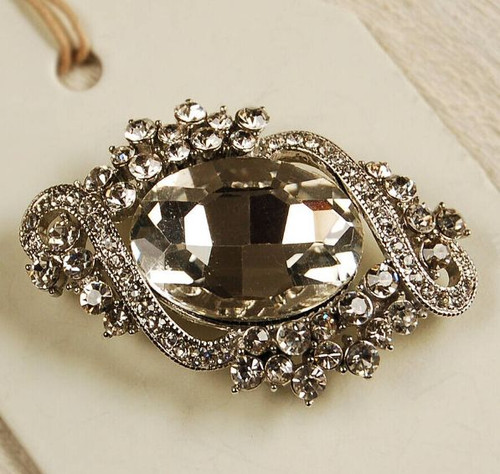 Vintage look faceted oval - faceted,