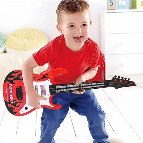 Kids red rock band - rock,