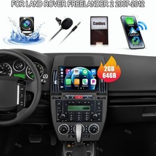 64G Car Radio For Land Rover Freelander 2 Android15 Carplay Head Unit FM Sat Nav