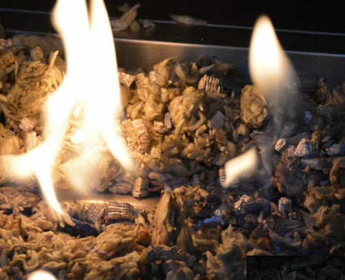 Vermiculite gas coal fire - gas,