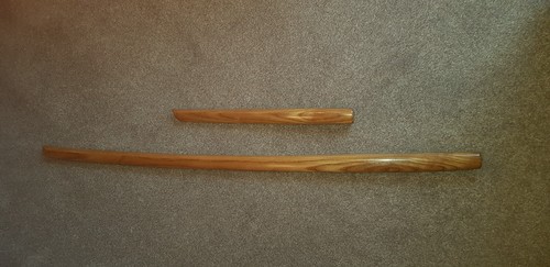 Matching wooden bokken - matching, &