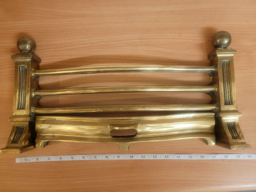 Solid brass fire - fire, ash
